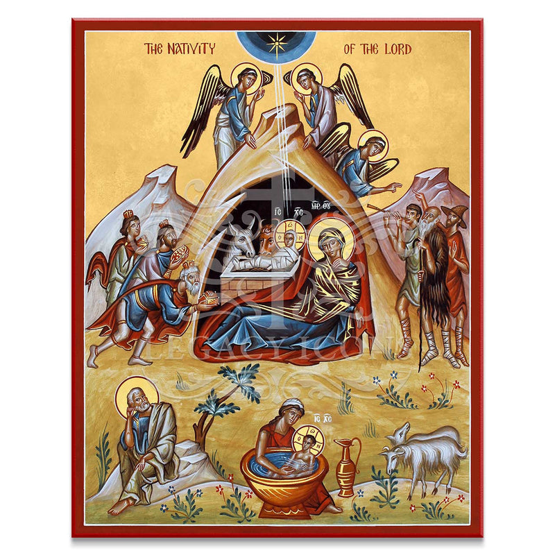 Nativity of Christ Icon - Large (Whirledge Style)