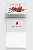 Paschal Red Eggs, pack of 10 Pascha/Easter cards