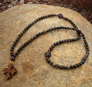 Tiger Ebony 100 Bead Prayer Rope