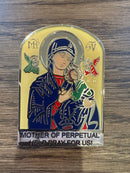 Icon Visor Clip: Our Lady of Perpetual Help