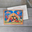Nativity Prayer Card Laminated Icon Print - 3x4”