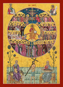 11O52 Icon of All Saints - 21st c. 7.5x10