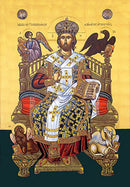 11T01 Icon of the Great High Priest - 20th c. St. Anthony's Monastery 4.25x6.25