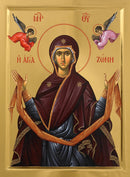 12M19 Icon of the Sacred Belt - 20th c. 4.5x6.25