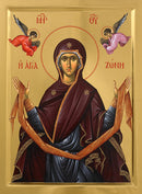 12M19 Icon of the Sacred Belt - 20th c. 8x10