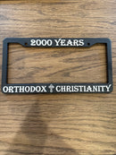 License Plate Frame (2000 Years)