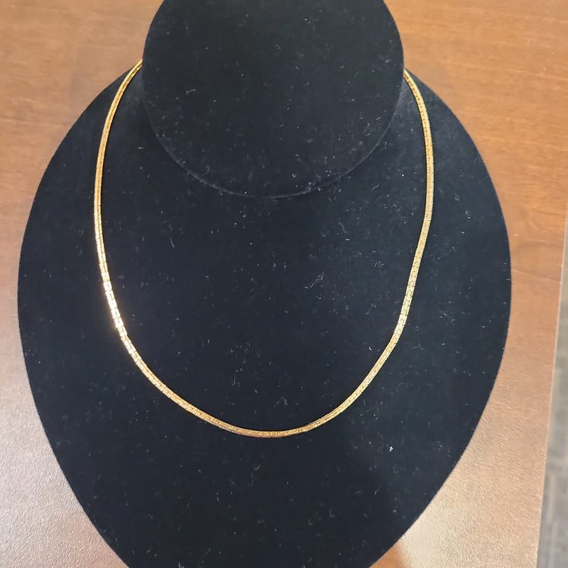 Gold plated chain 18"