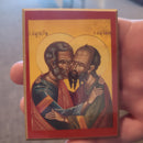 Holoviaks Mini Mounted Icon St. Peter and Paul