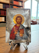 7x5 Black Resin Icon of Christ