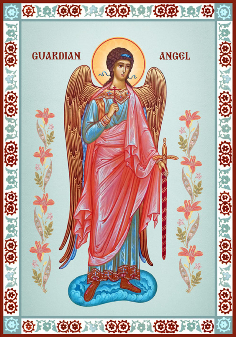 1AN19 - Guardian Angel icon floral