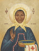 1OA15 Icon of St. Olga of Alaska 4.75x6.25