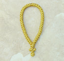 50-Knot Greek Prayer Rope - Gold Satin