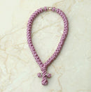 50-knot Greek with Accents - Mauve Satin