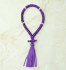 50 Knot Purple Satin Prayer Rope (Russian)