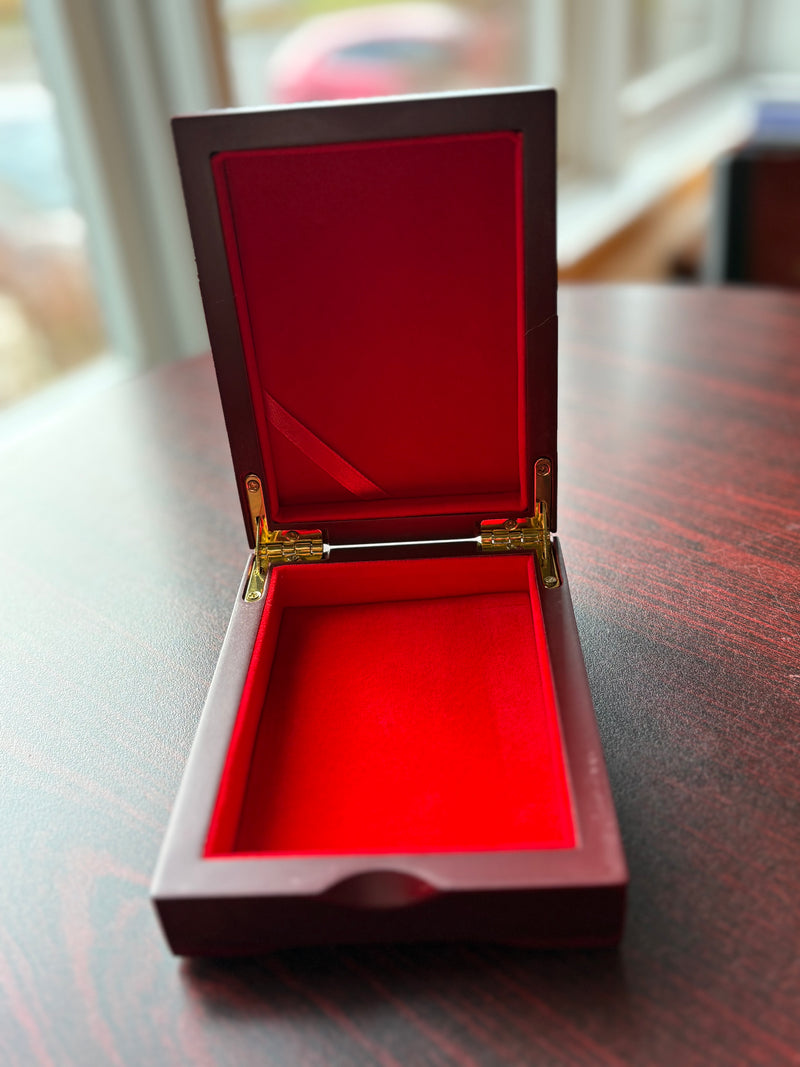 Wooden Box with Velvet interior