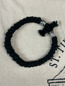 33 Knot Prayer Bracelet with Silver Metal Accents