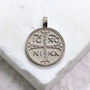 Christ the King Medallion (Silver)