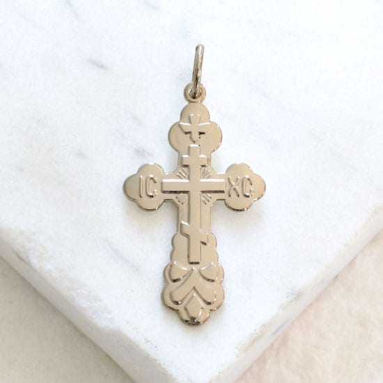 St. Xenia Cross (Silver)