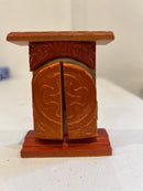 Triptych (Wooden, House Style) - Theotokos with Christ and Archangels 1