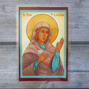 St. Anna of Leukadio Prayer Card Laminated Icon Print - 2x3”