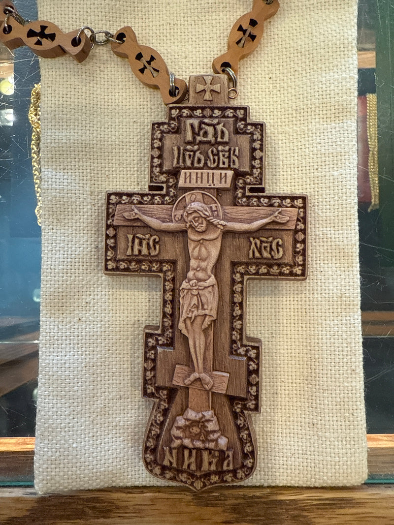 Wood Pectoral Cross