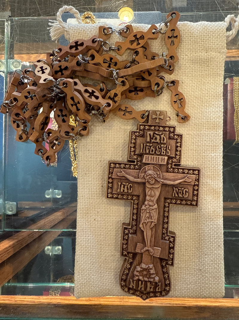 Wood Pectoral Cross