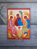 Christ the Sower Prayer Card Laminated Icon Print - 3x4”