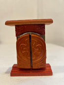 Triptych (Wooden, House Style) - Theotokos with Christ and Archangels 3