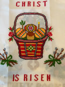 Pascha Basket Cover (Handmade Embroidery)