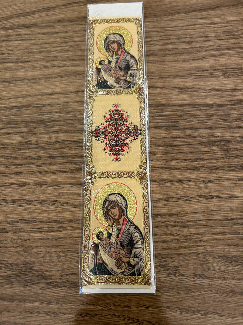 Bookmark Icon Fabric - Theotokos with Christ