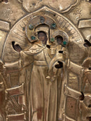 Antique Icon Mother of God Joy of All Who Sorrow