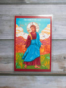 Christ the Sower Prayer Card Laminated Icon Print - 3x4”