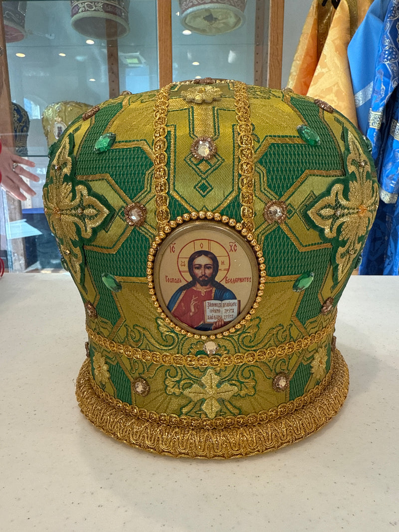 Green Priest Mitre