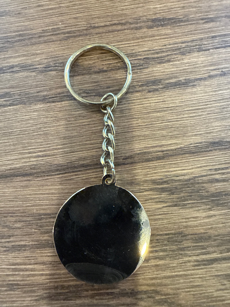 Key Chain: Theotokos with Christ (Gold, Shiny)
