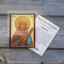 St. Anna of Leukadio Prayer Card Laminated Icon Print - 2x3”