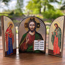 Mini Triptych - Christ the Teacher - Door-shaped