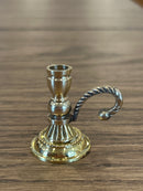 Gold Single Candle Stand