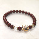 Bordeaux Swarovski Pearl Prayer Bracelet
