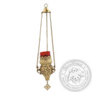 Byzantine Brass Hanging Oil Candle