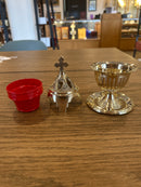 Censer and vigil lamp 3 piece