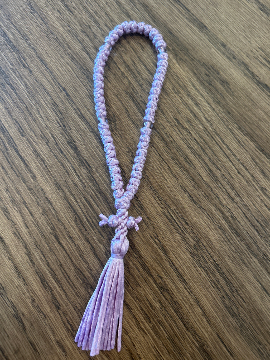 Lavander Rope 50 Knot Satin Lavender Prayer Rope (Russian)