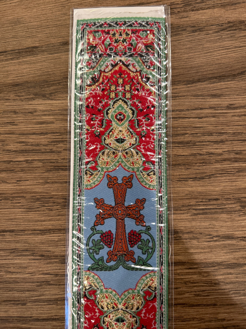 Bookmark Icon Fabric - Cross Tapestry