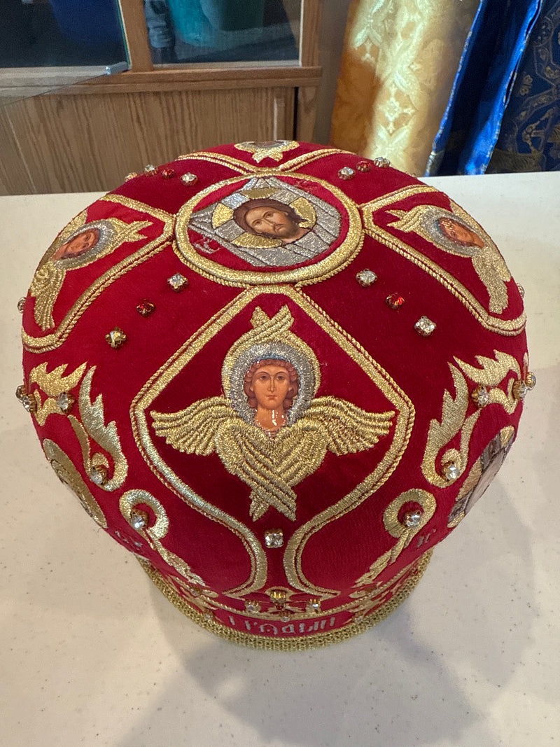 Red Priest Mitre