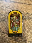 Icon pin Archangel Michael winged style