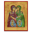 The Visitation of the Theotokos and Saint Elizabeth Icon Large 8x10