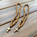 BOW-50 Bethlehem Olive Wood 50-Bead Prayer Rope