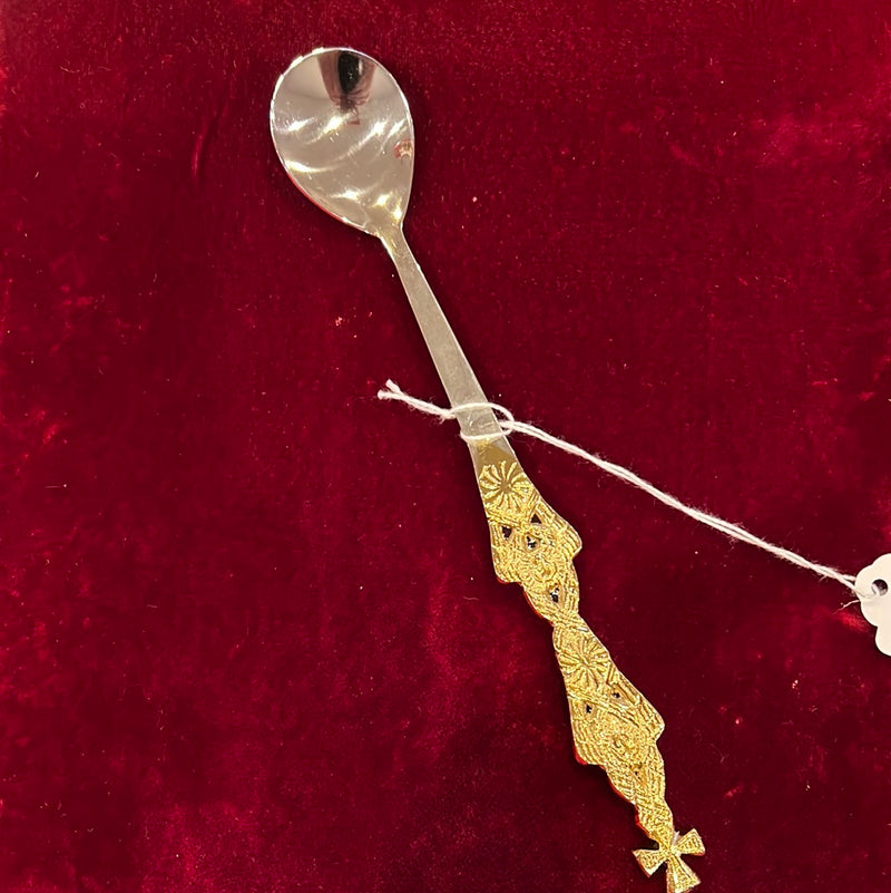 Communion Spoon-Silver/Gold