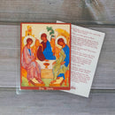 Christ the Sower Prayer Card Laminated Icon Print - 3x4”