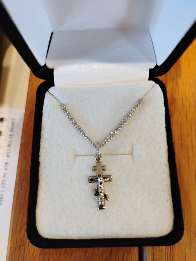 C-14s Cross with corpus (Infant, silver)