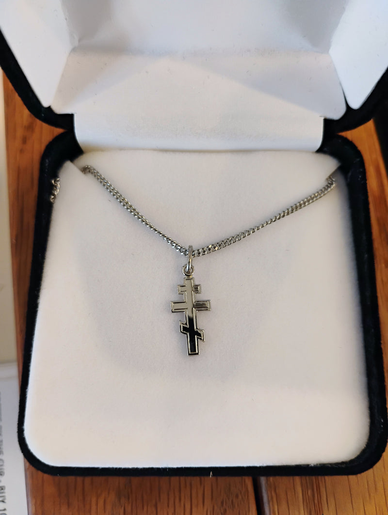 C-14as Cross (Infant, silver)